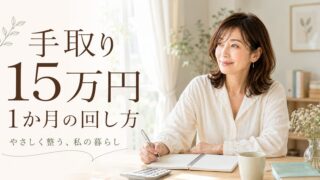 手取り15万円、生活はこう回す｜お金の不安を減らした私の家計管理