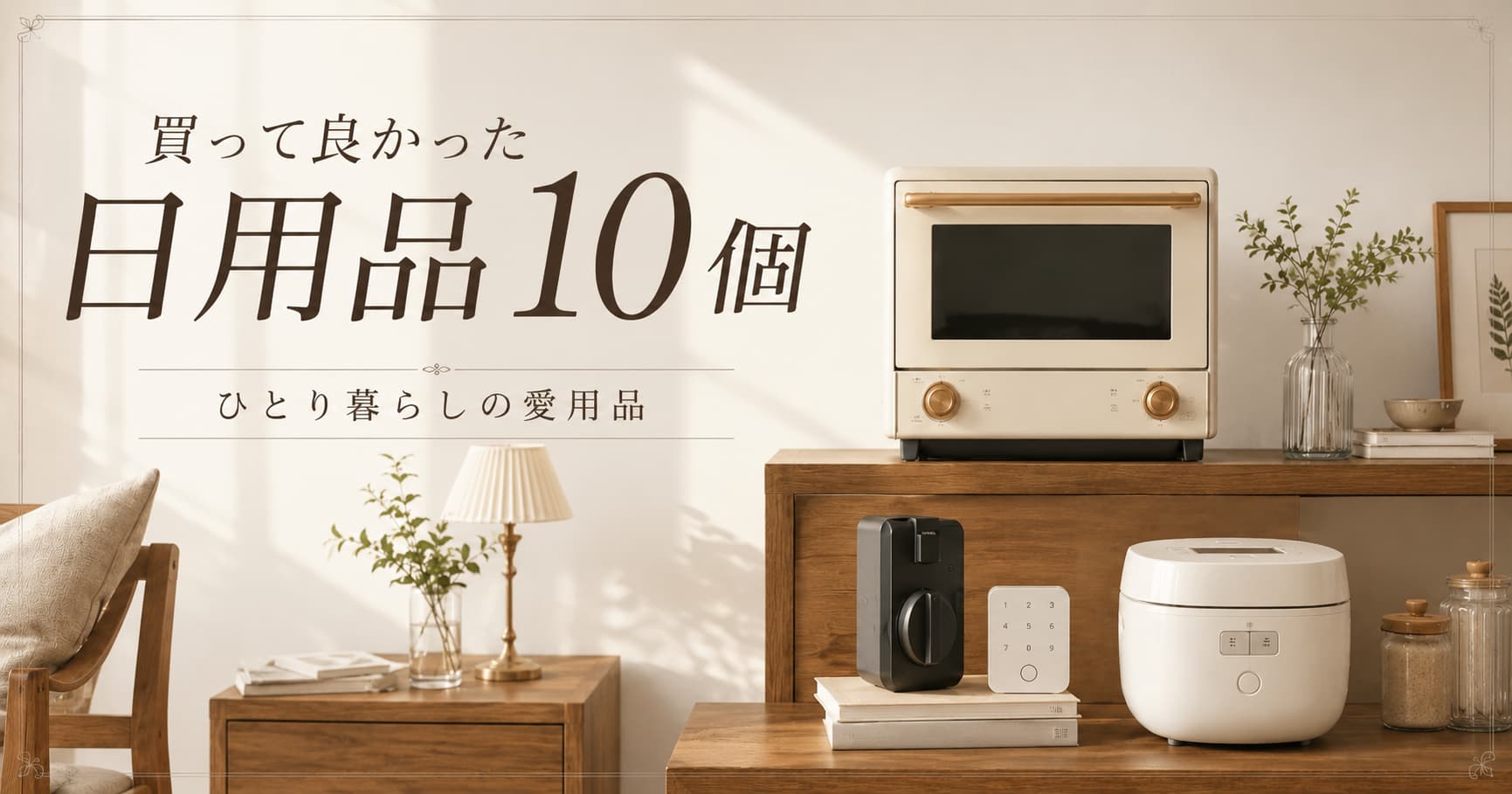 離婚後のひとり暮らしで買ってよかったもの10選｜暮らしを支えてくれた愛用品