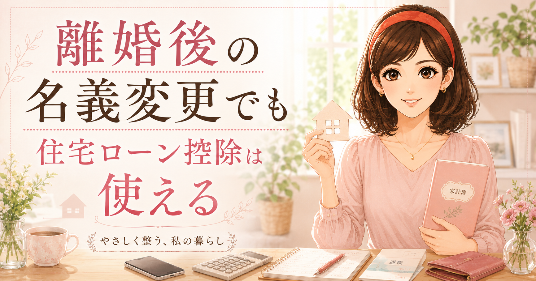 離婚後の名義変更でも住宅ローン控除は使える